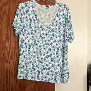 Old Navy Luxe floral t shirt